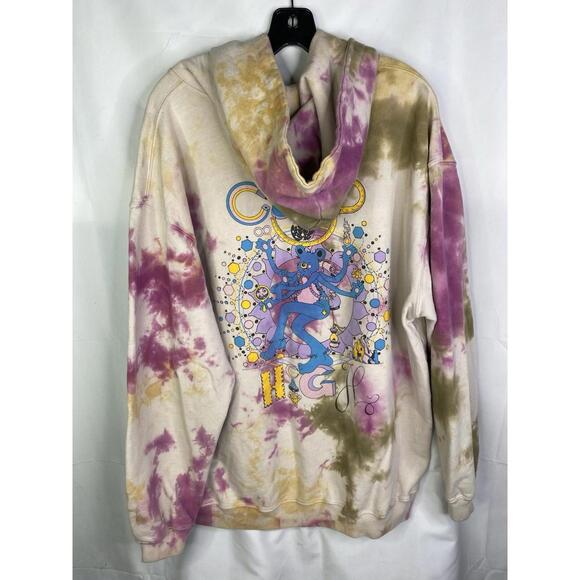 Camp High Hoodie Tie Dye 2 XL Multicolor - Picture 4 of 5